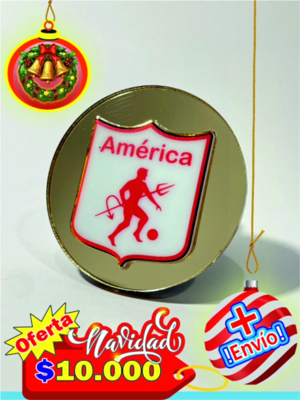 Imán de nevera del América de Cali